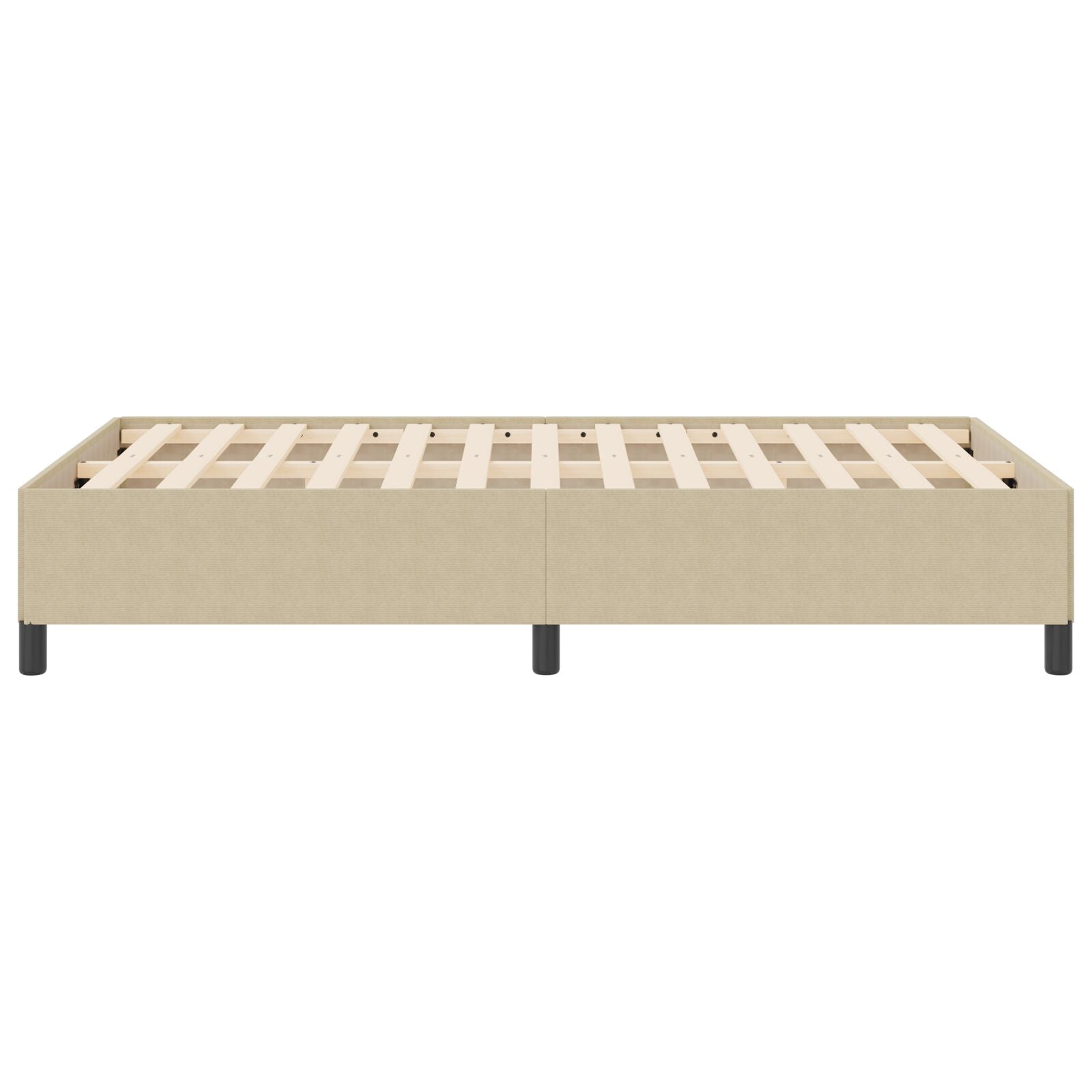 Bedframe Corduroy Stof Lichtgroen Grijs 120 x 190 cm
