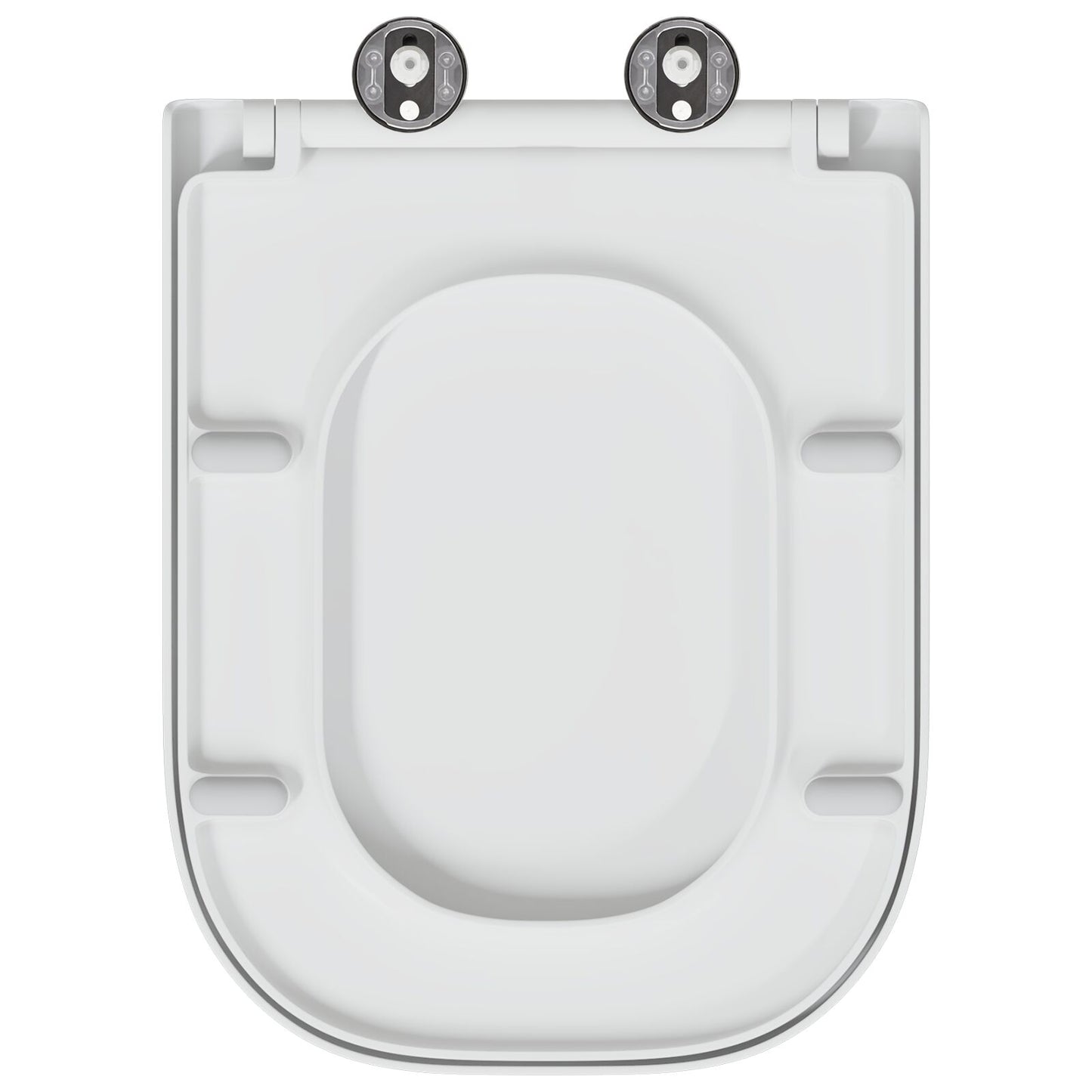 Snelsluiting Toiletbril Met Soft Close Duroplast Wit
