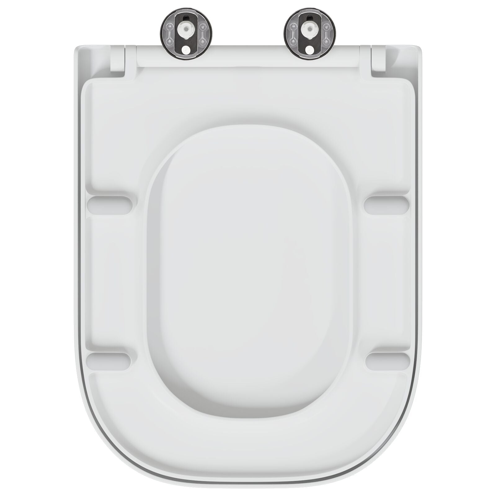 Snelsluiting Toiletbril Met Soft Close Duroplast Wit