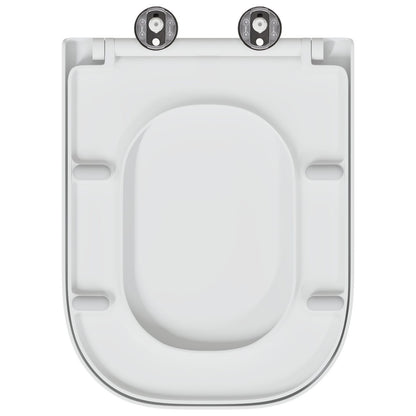 Snelsluiting Toiletbril Met Soft Close Duroplast Wit