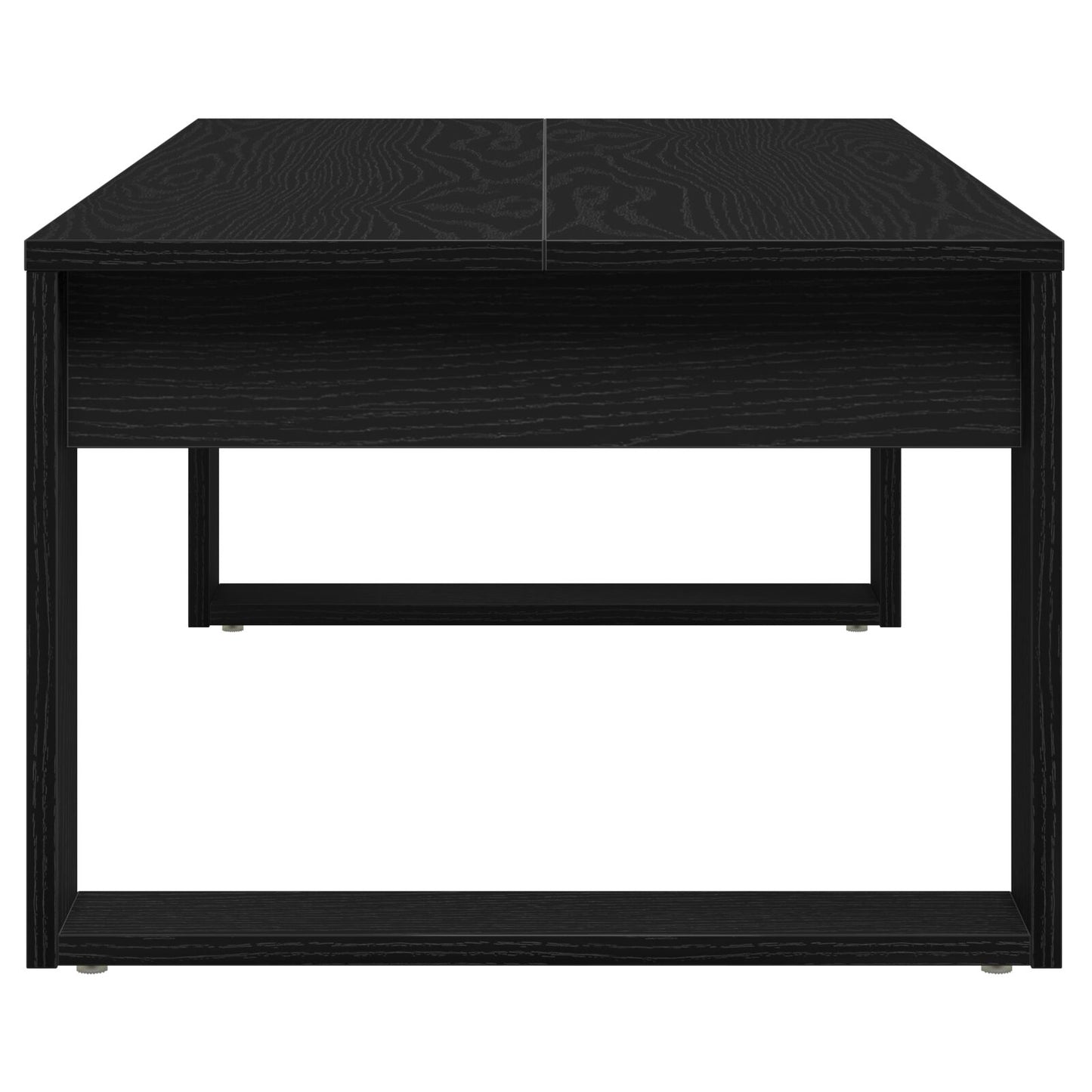 Salontafel Zwart Eiken 102X50X35 Cm Geengineerd Hout
