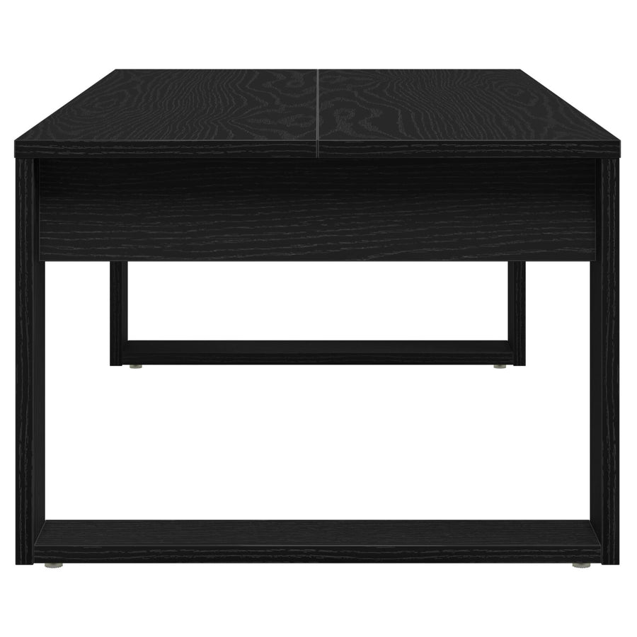 Salontafel Zwart Eiken 102X50X35 Cm Geengineerd Hout