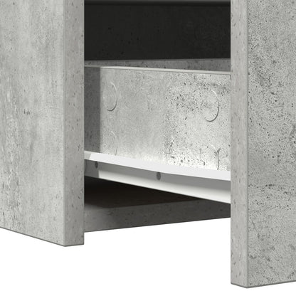 Wand Kaptafel 60 x 40 x 70 cm Beton grijs zonder LED