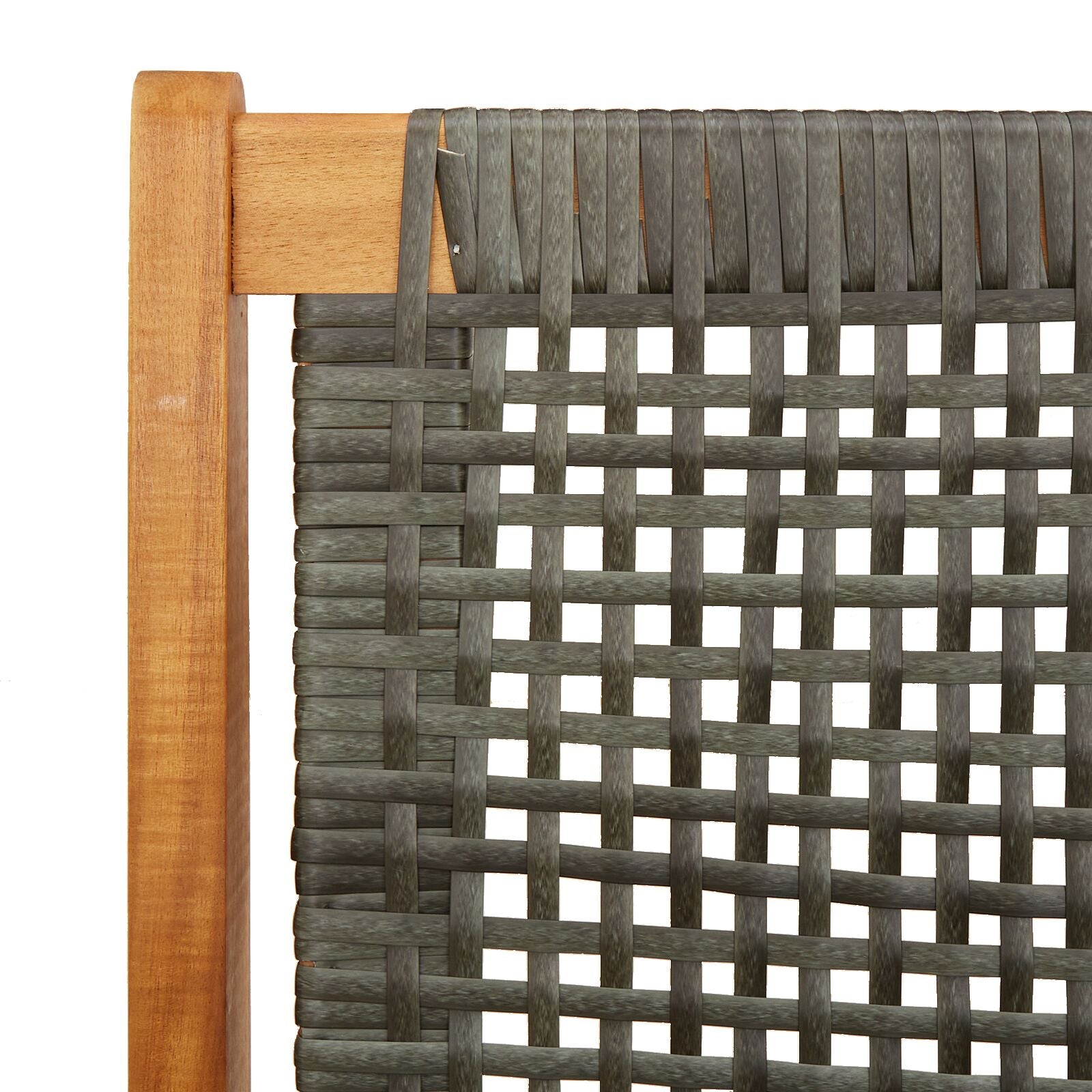 Tuinstoelen 2 Stuks 76X67X73.5 Cm Massief Acacia Grijs 2x stoel
