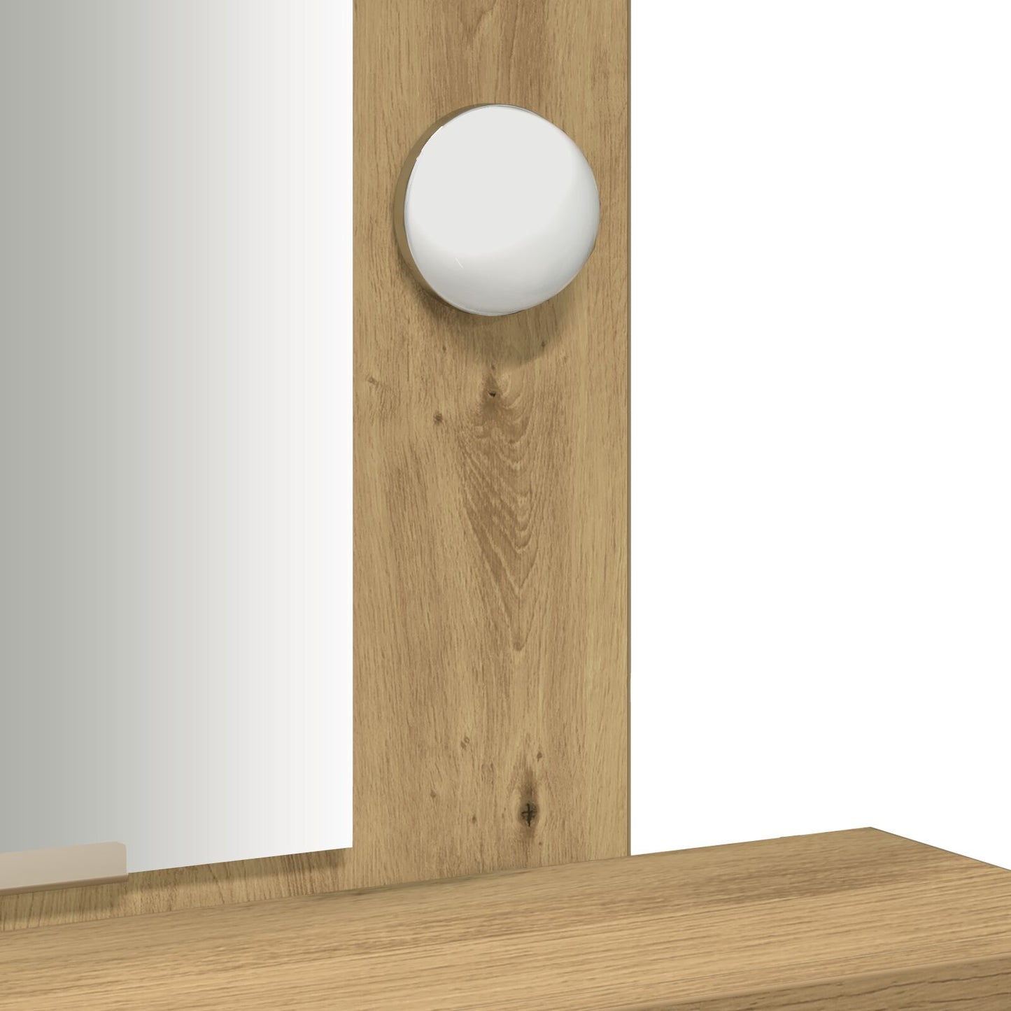 Kaptafel Met Led Verlichting Artisan eiken 50 x 41 x 140 cm