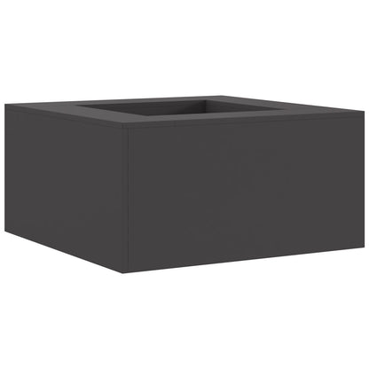 Vuurkorf Vierkant Zwart Staal 80 x 80 x 40 cm Koudgewalst staal/Zwart
