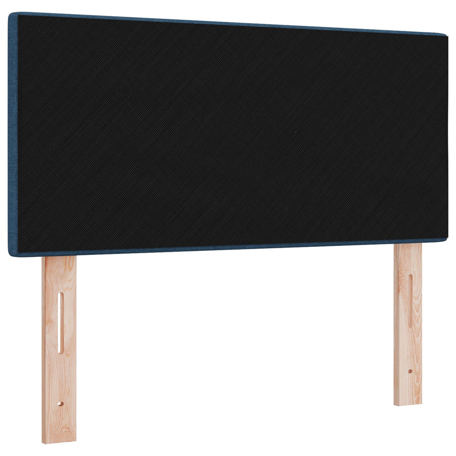 Hoofdbord Met Knopen Tufted Stof Blauw 100 cm Laag hoofdbord