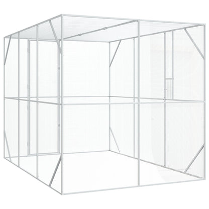 Vogelvolière Antraciet Staal 302 x 206 x 214 cm