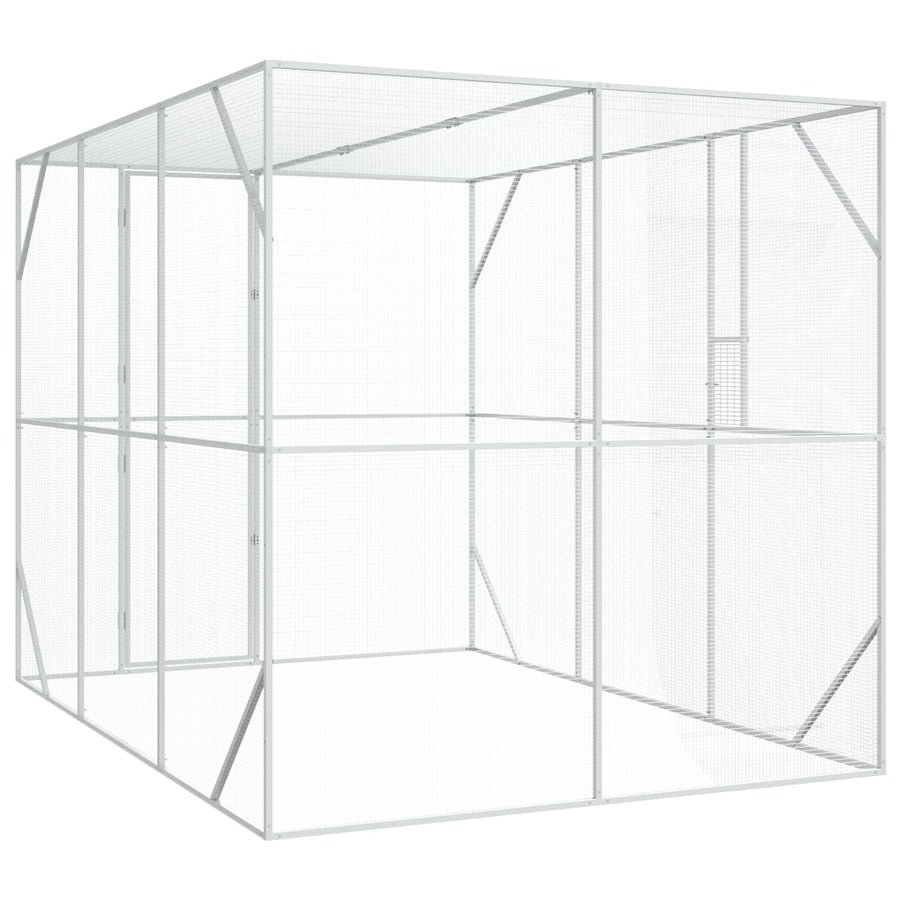 Vogelvolière Antraciet Staal 302 x 206 x 214 cm