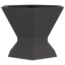 Vuurkorf Hexagonaal Zwart 50X50X40 Cm Staal Koudgewalst staal/Zwart