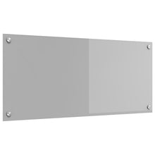Keuken Achterwand 90X40X0,6 Cm Gehard Glas Lichtgrijs 90 x 40 cm