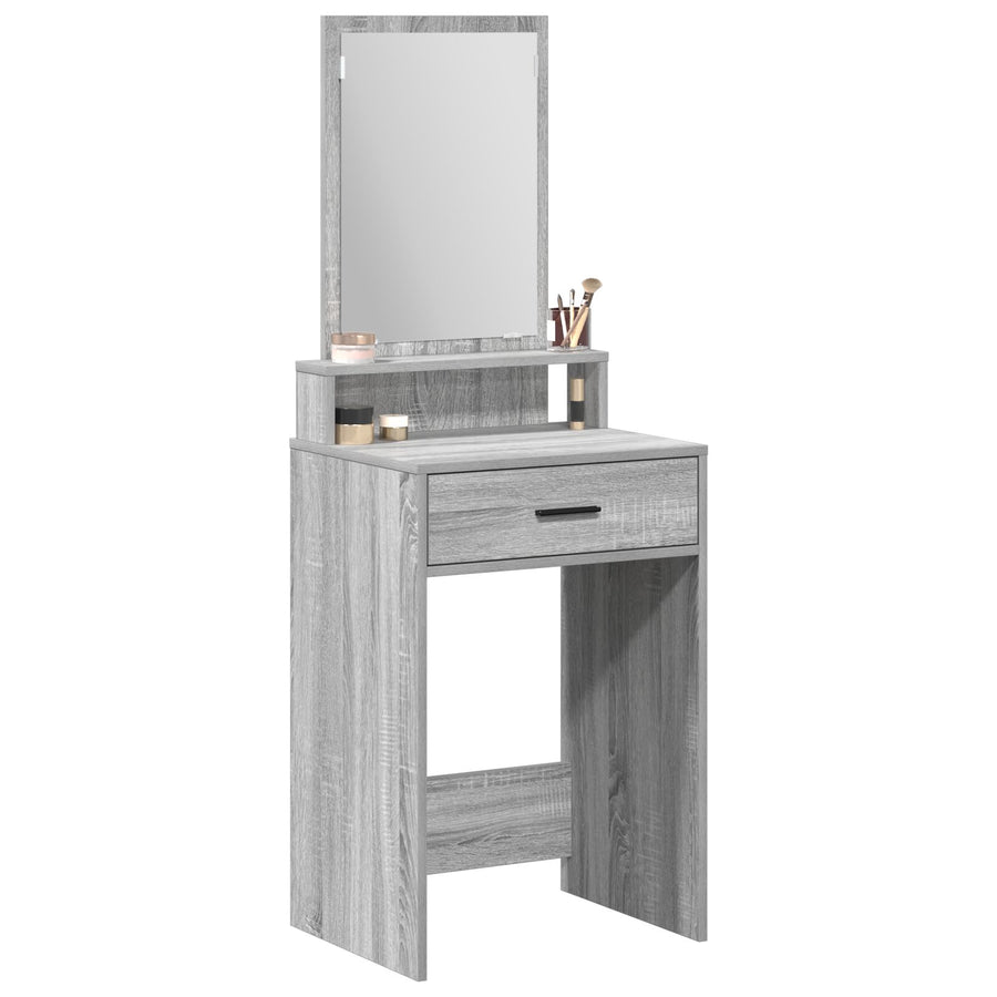 Kaptafel Met Lades - Grijs Sonoma 50 x 41 x 140 cm Grijze sonoma