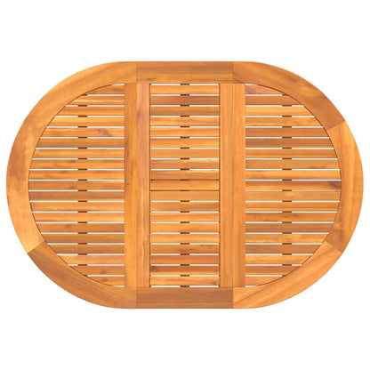5-Delige Vlinder Tuin Eetset Vouwbaar Massief Acaciahout 110 cm Tafel + 4x stoelen