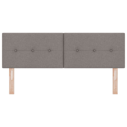 Hoofdbord Knopgestikt Stof Taupe 140 cm Lage hoofdbord