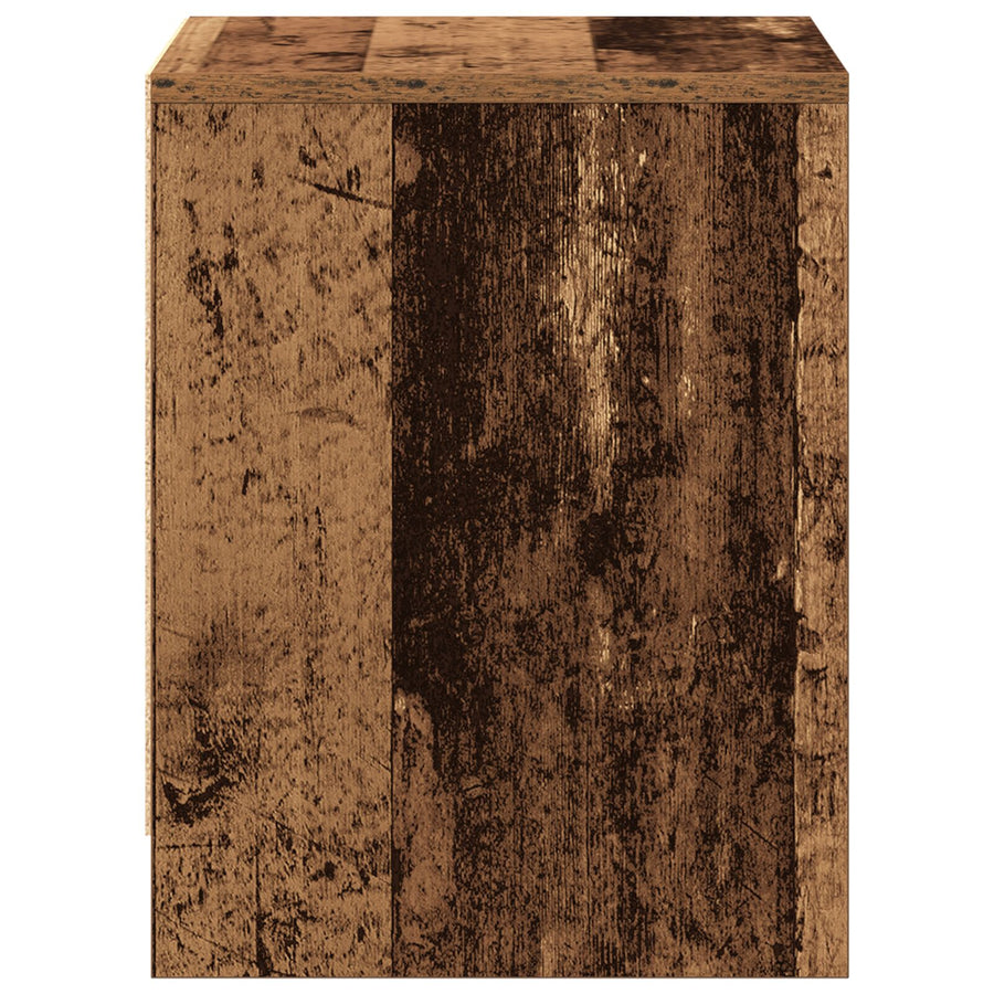 Nachtkastje 45X34X44.5 Cm Bewerkt Hout 1 Oud hout