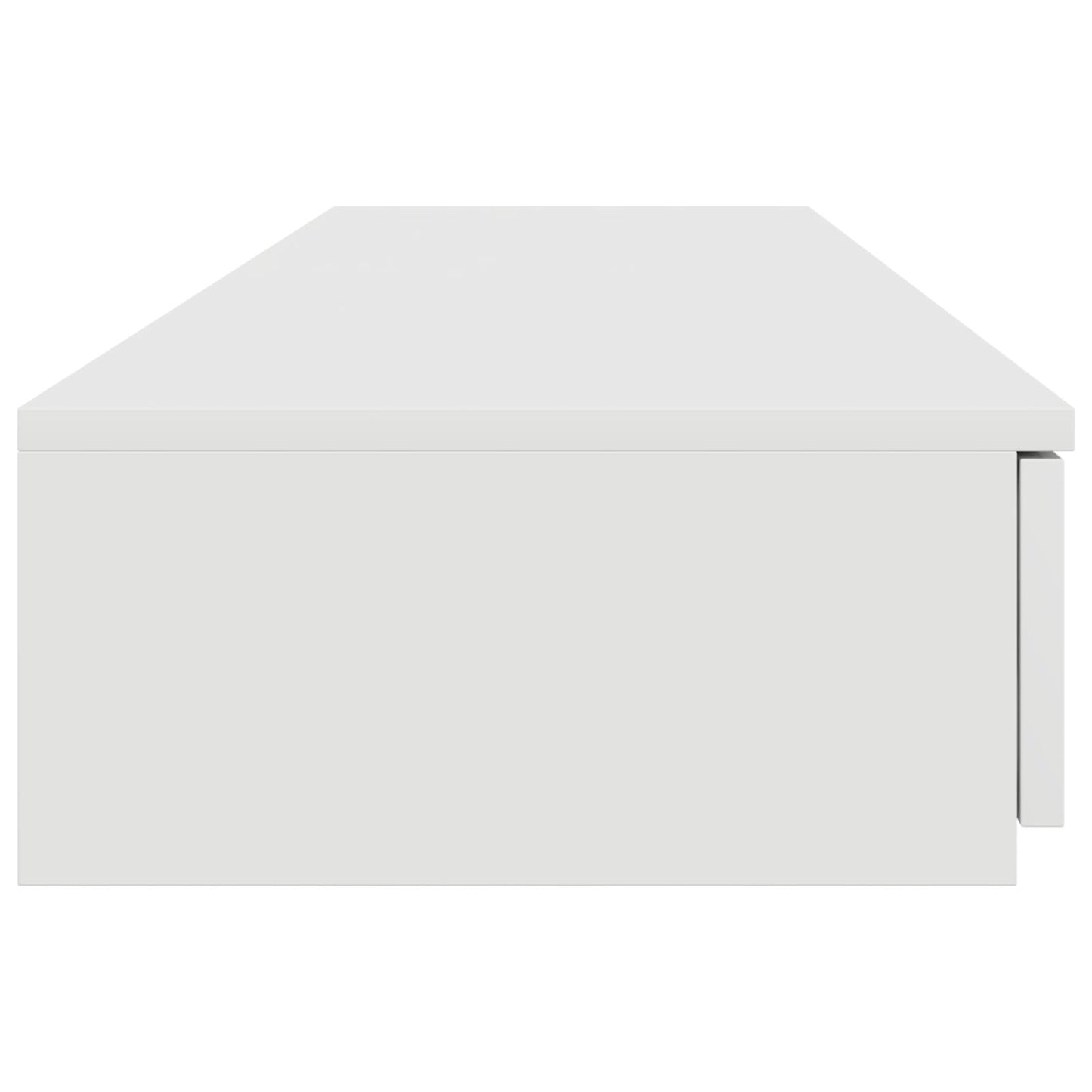 Nachtkastjes Mdf Nachtkastje Wit 140 x 36.5 x 16.5 cm