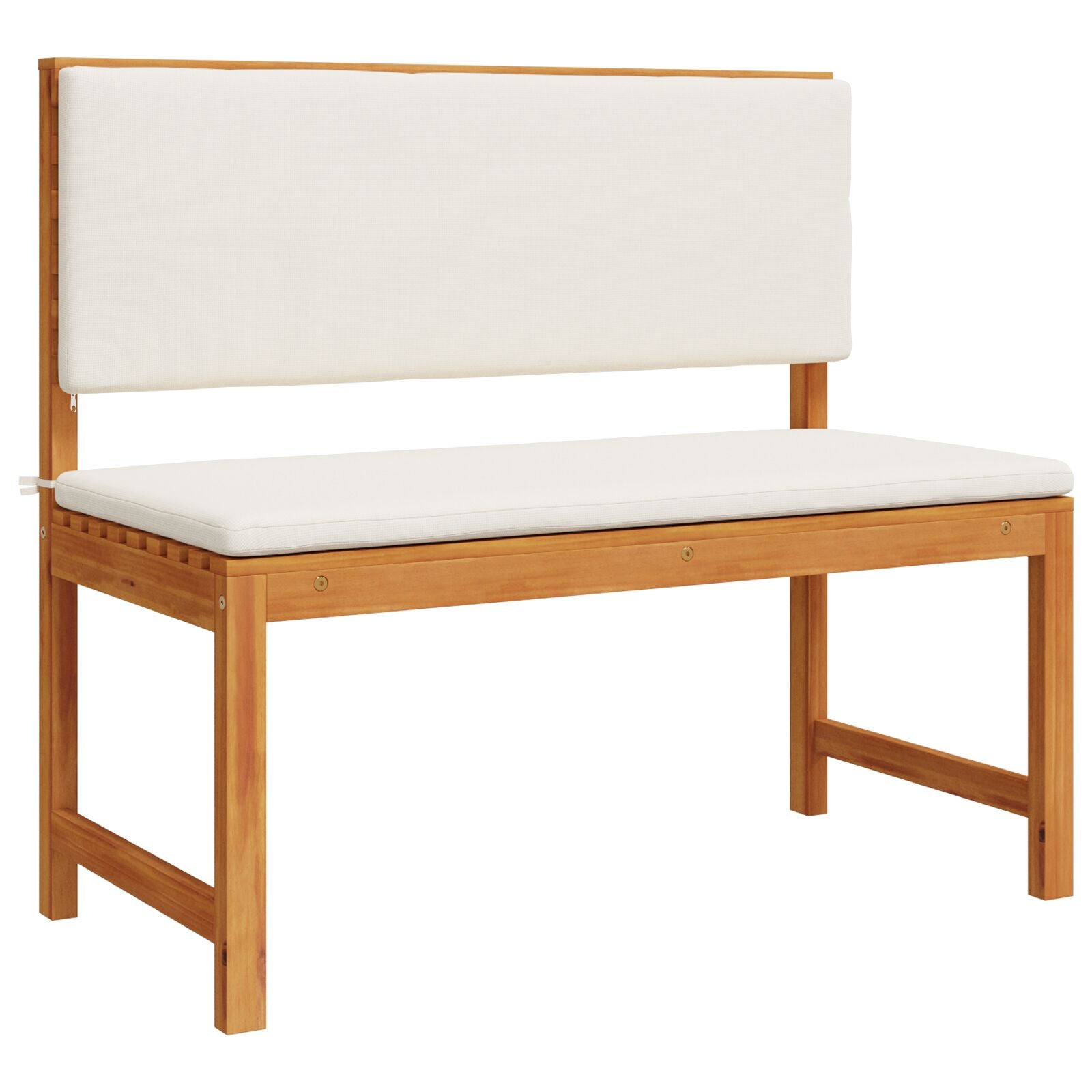 4-Delig Tuin Eetset Van Massief Acaciahout