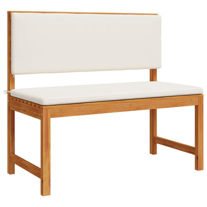 4-Delig Tuin Eetset Van Massief Acaciahout