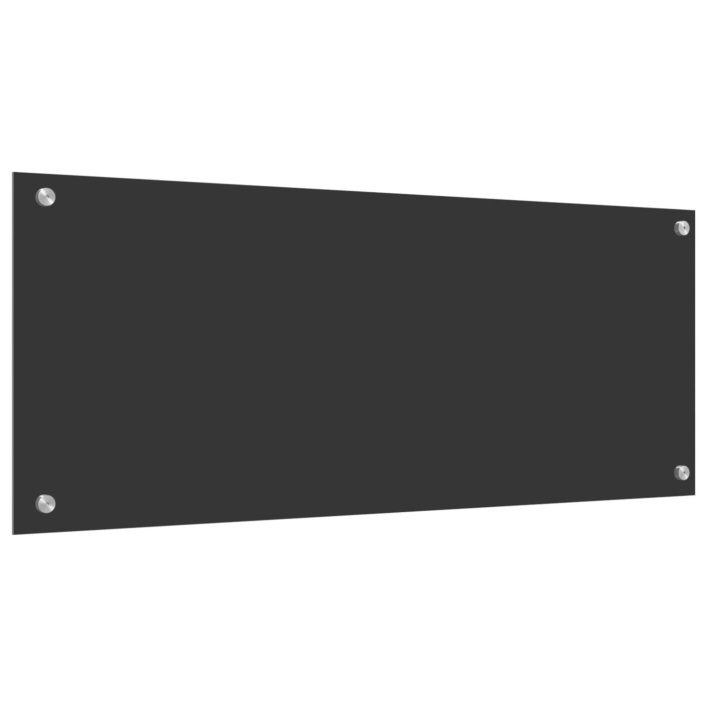 Keuken Achterwand 100X40X0,6 Cm Gehard Glas Donkergrijs 100 x 40 cm