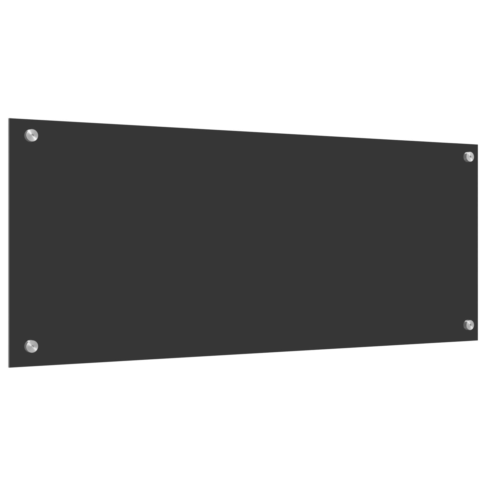 Keuken Achterwand 100X40X0,6 Cm Gehard Glas Donkergrijs 100 x 40 cm