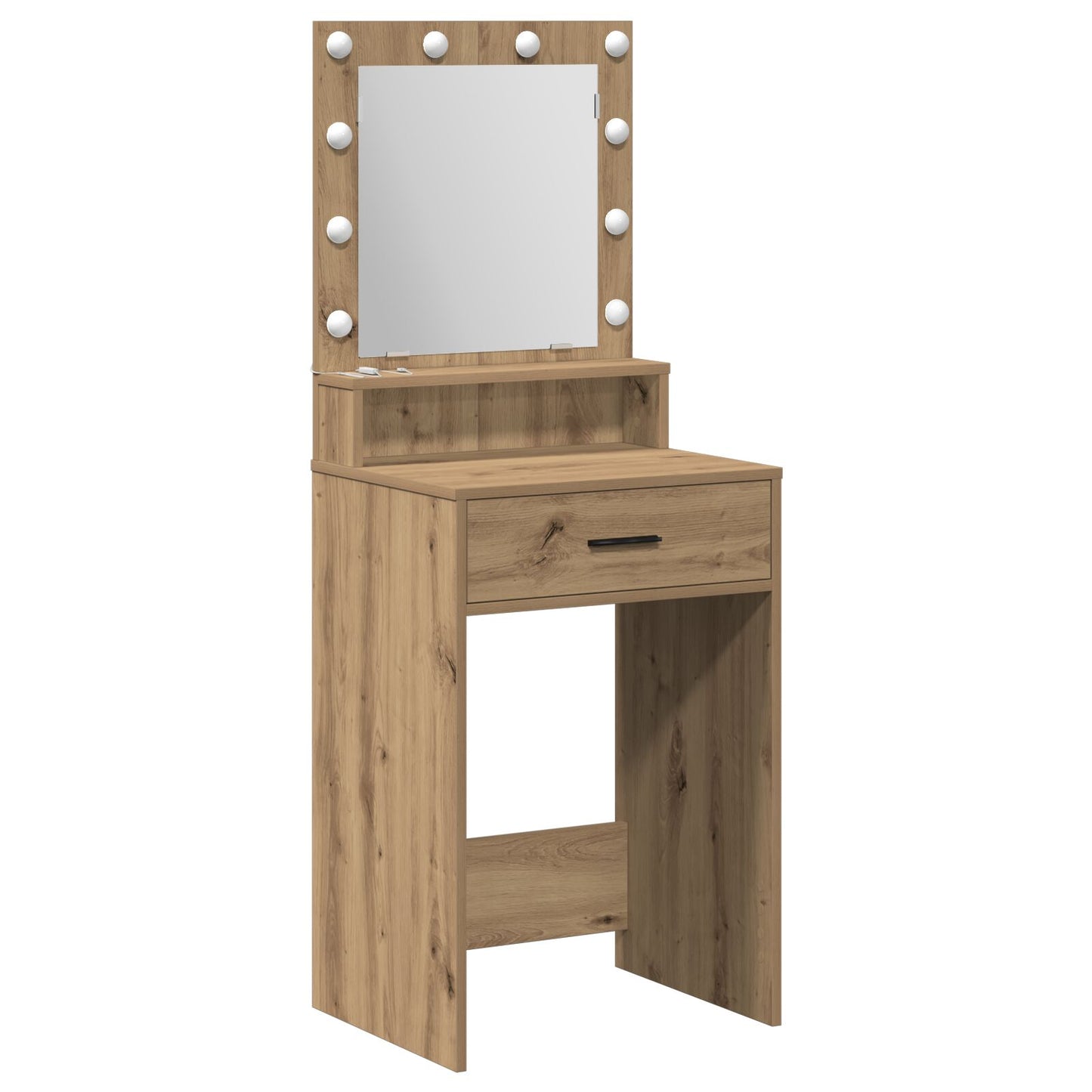 Kaptafel Met Led-Verlichting Artisan 50 x 41 x 135 cm Eiken