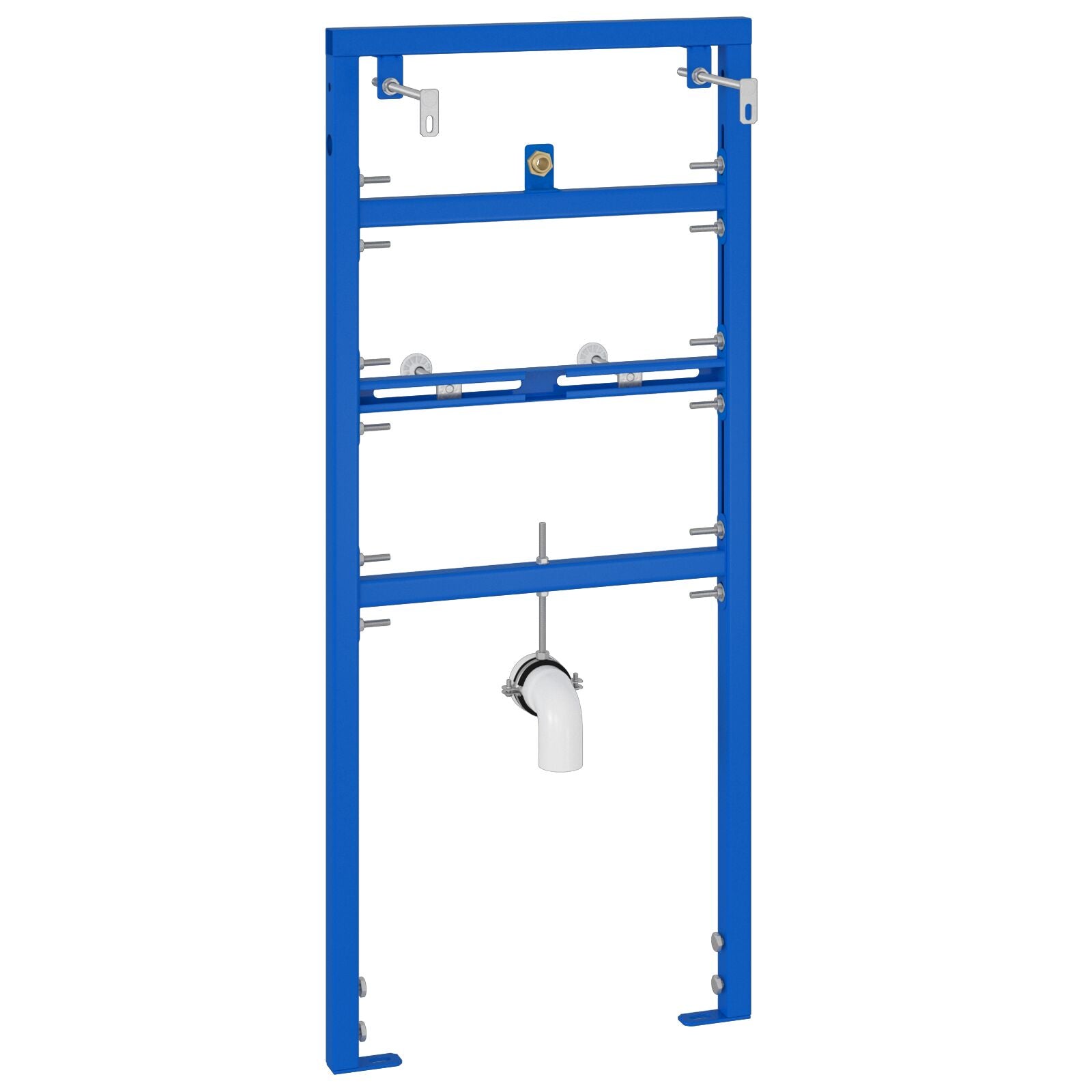 Badkameraccessoire Bevestigingen Blauw Staal 50 X 17,5 X 139 Cm voor urinoirsysteem