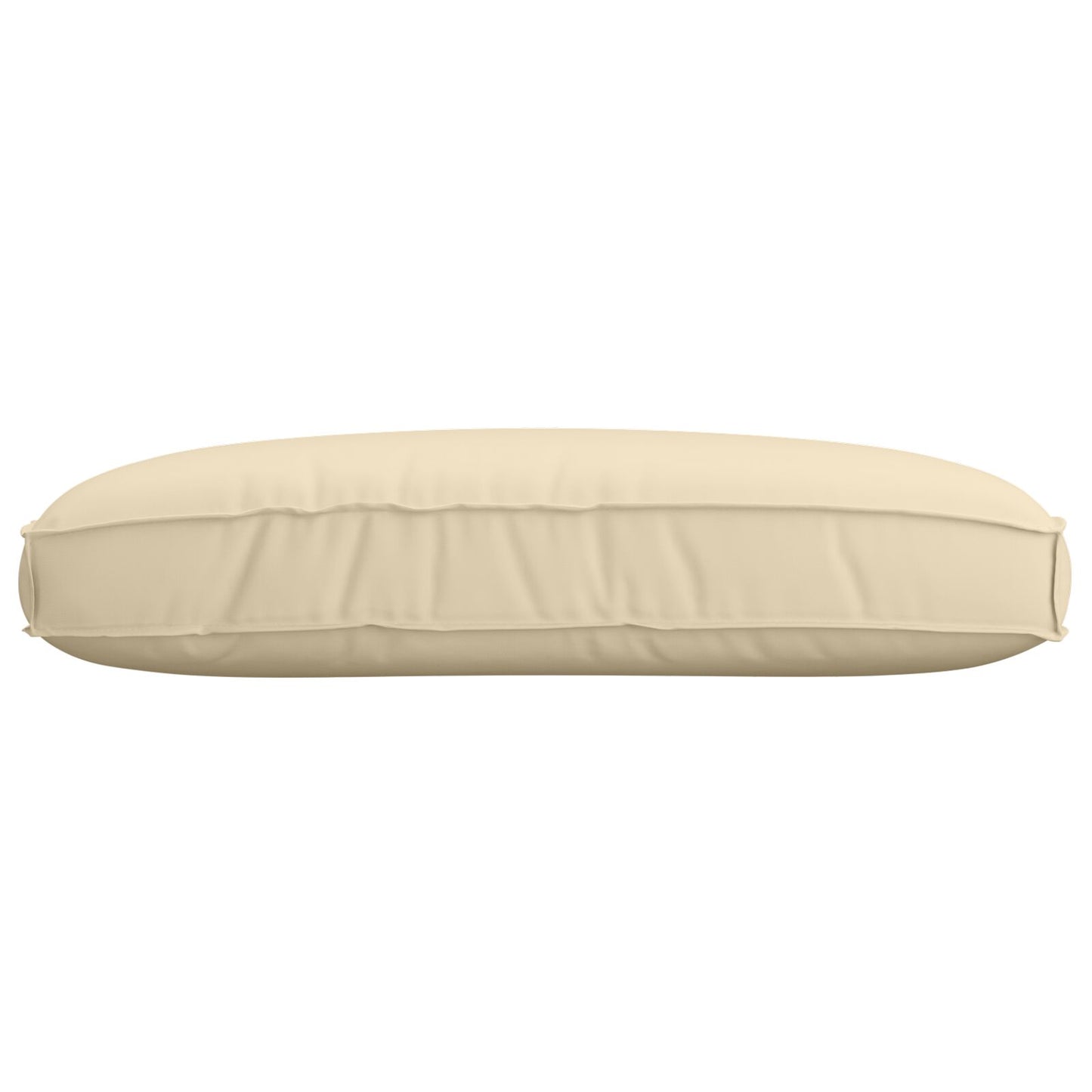 Buiten Kussen Katoen 120 X 12 X 80 Cm Afneembare Hoezen Beige