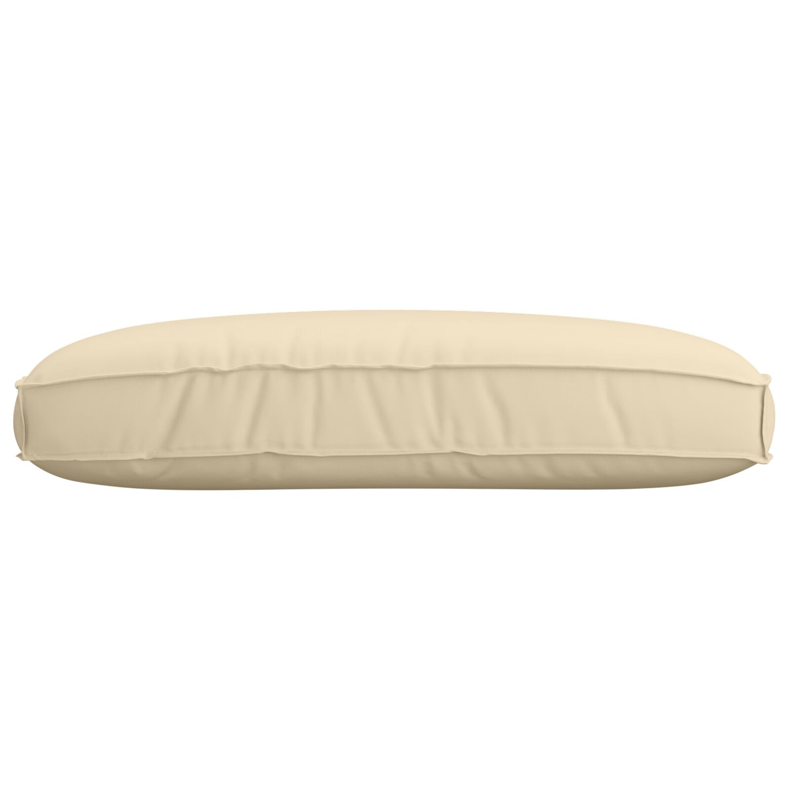 Buiten Kussen Katoen 120 X 12 X 80 Cm Afneembare Hoezen Beige