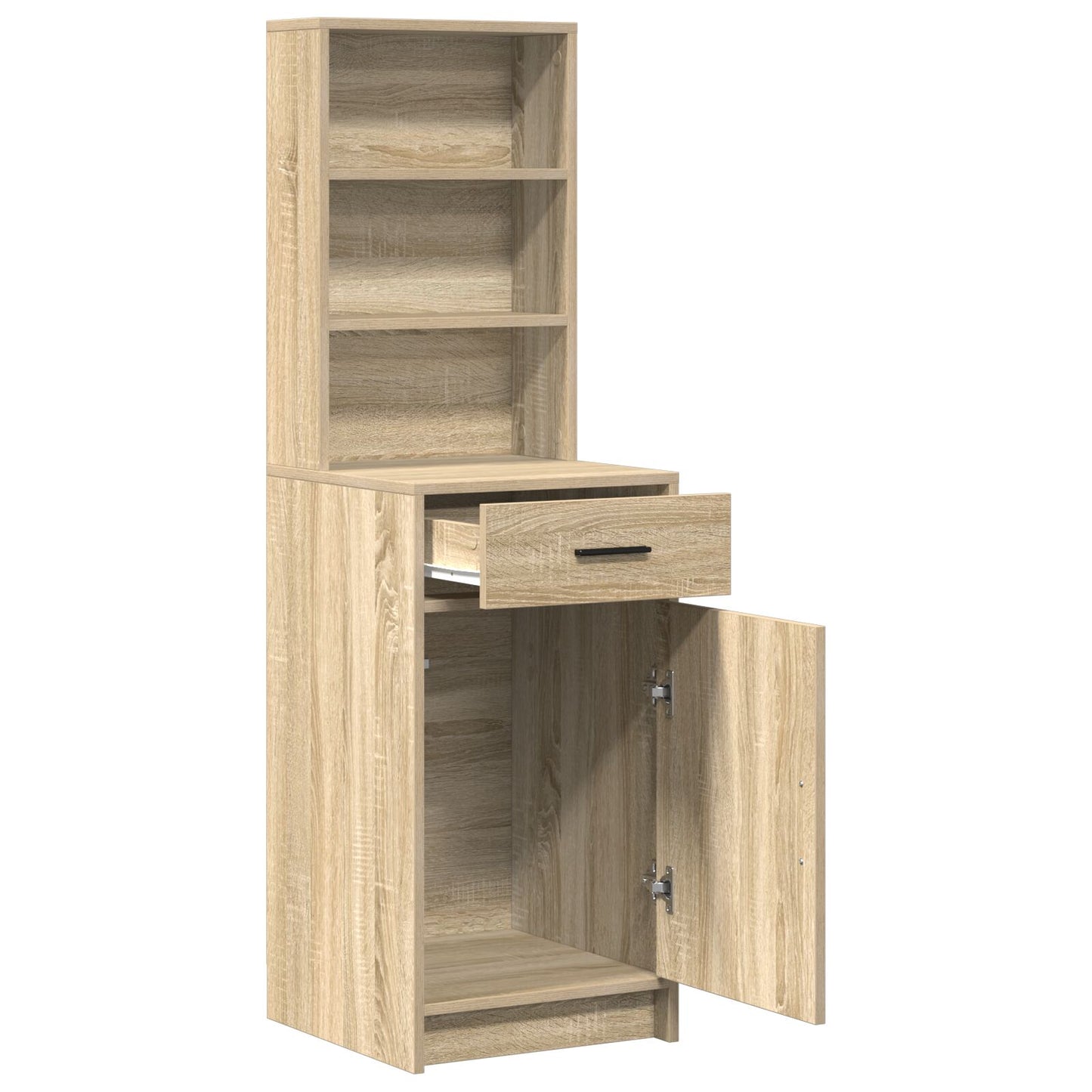 Hoge Kast 40X41X135 Cm Bewerkt Hout Sonoma eiken