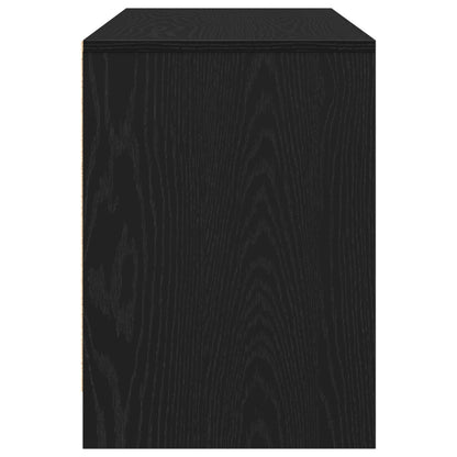 Tv-Kast Zwart Eik 102X37,5X52,5 Cm Bewerkt Hout