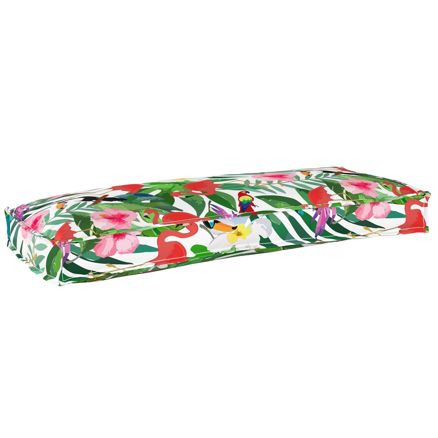 Pallet Kussen Voor Bank 100X40X8 Cm Oxford Stof Tropische jungle