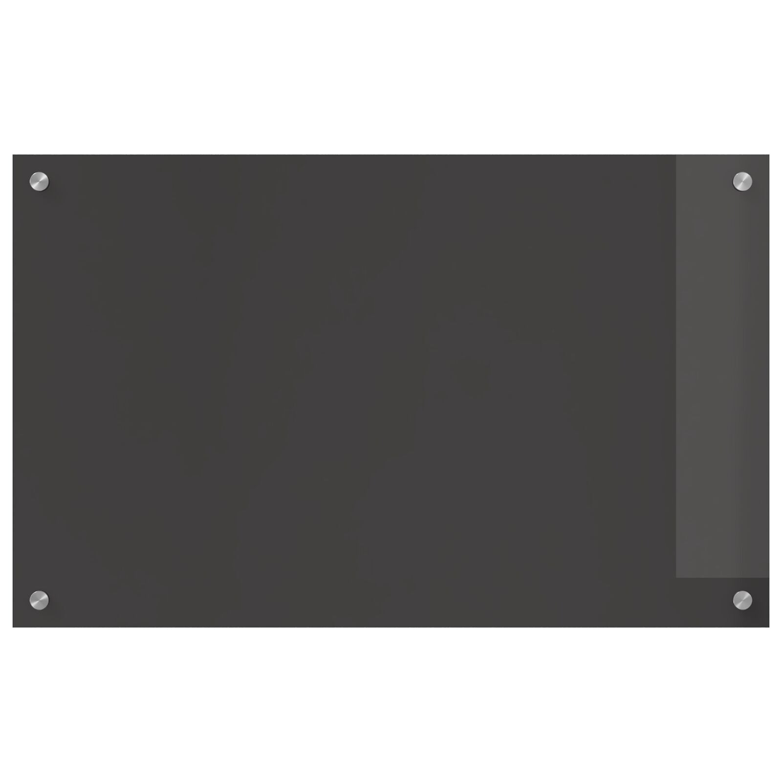 Donkergrijze Keukenachterwand 80X50X0.6 Cm Gehard Glas Donkergrijs 80 x 50 cm