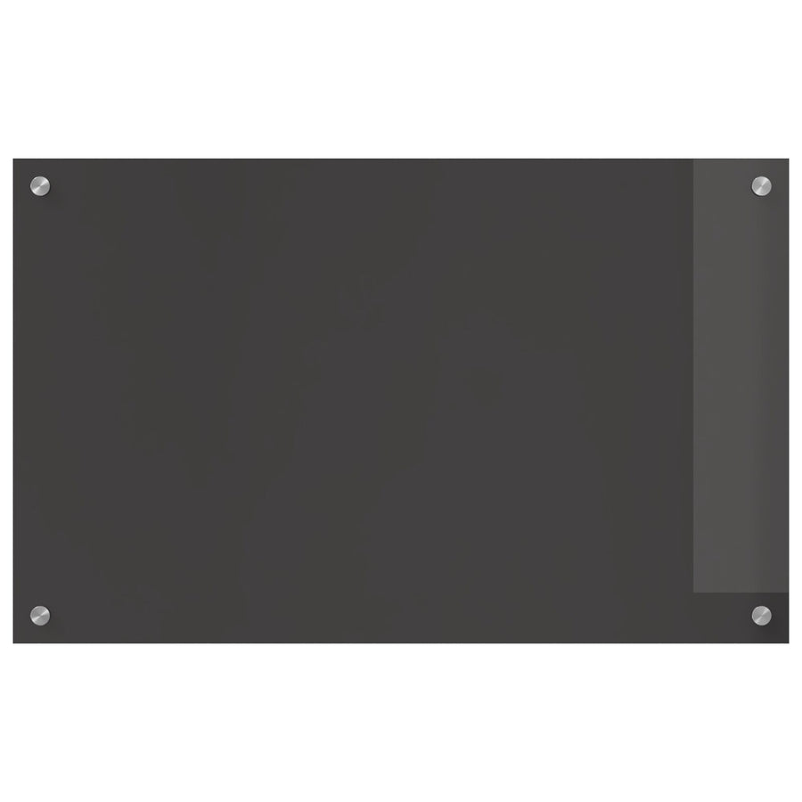 Donkergrijze Keukenachterwand 80X50X0.6 Cm Gehard Glas Donkergrijs 80 x 50 cm