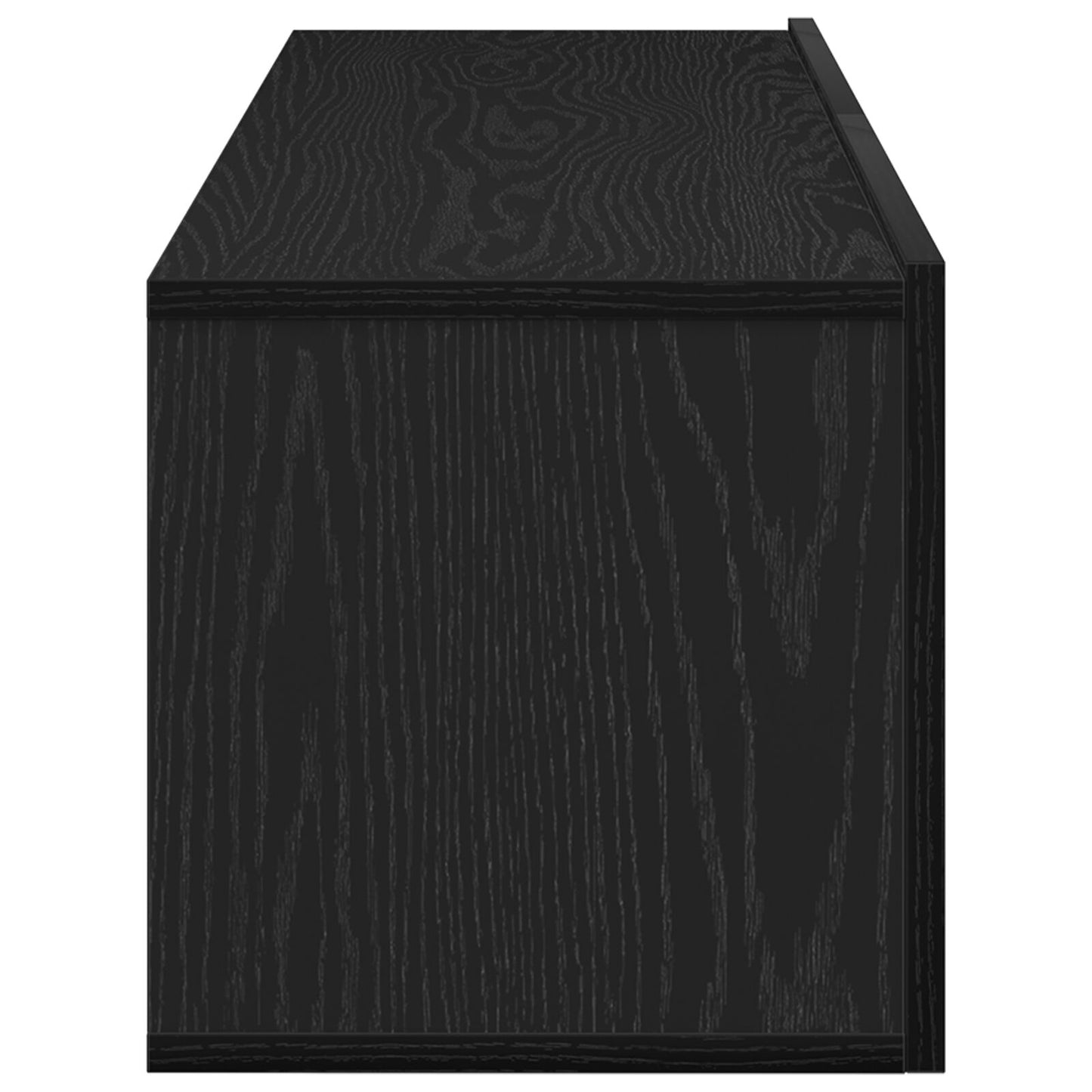 Tv-Kasten 2 Stuks Zwart Eiken 100X30X30 Cm Bewerkt Hout
