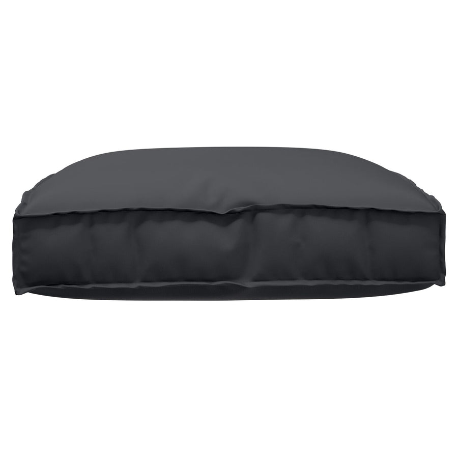 Palletkussen Voor Stoel 80X80X12 Cm Oxford Stof Zwart