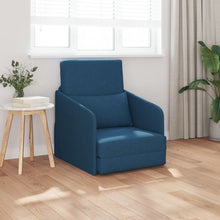 Vloer Sofa Bed 2-In-1 65X80X83 Cm Stof Blauw