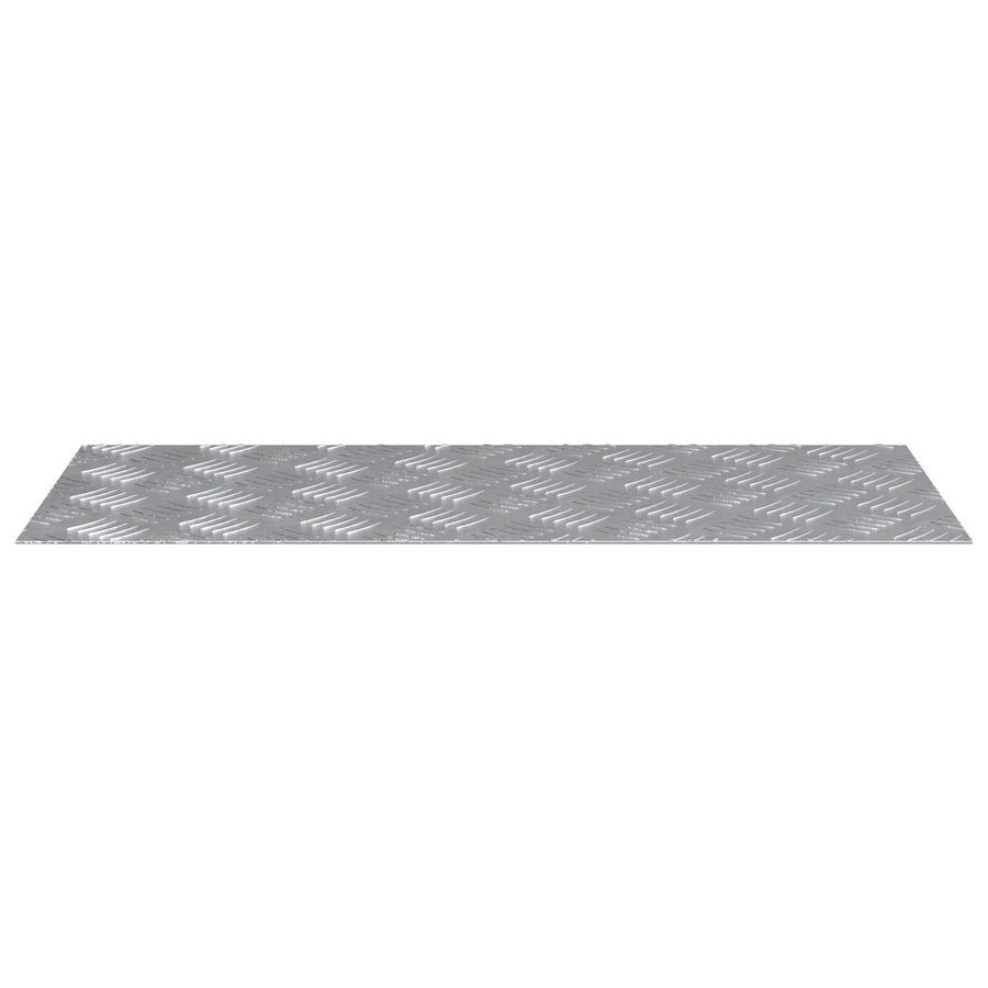 Aluminium Ruitplaten 2 Stuks Antislip 70X30 Cm 70 x 30 x 0.3 cm Rechthoekig