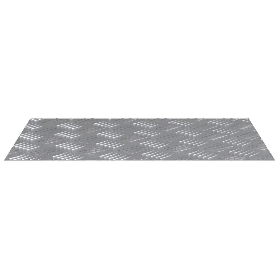 Aluminium Checker Platen 4 Stuks Antislip 60X40 Cm 60 x 40 x 0.2 cm Rechthoekig