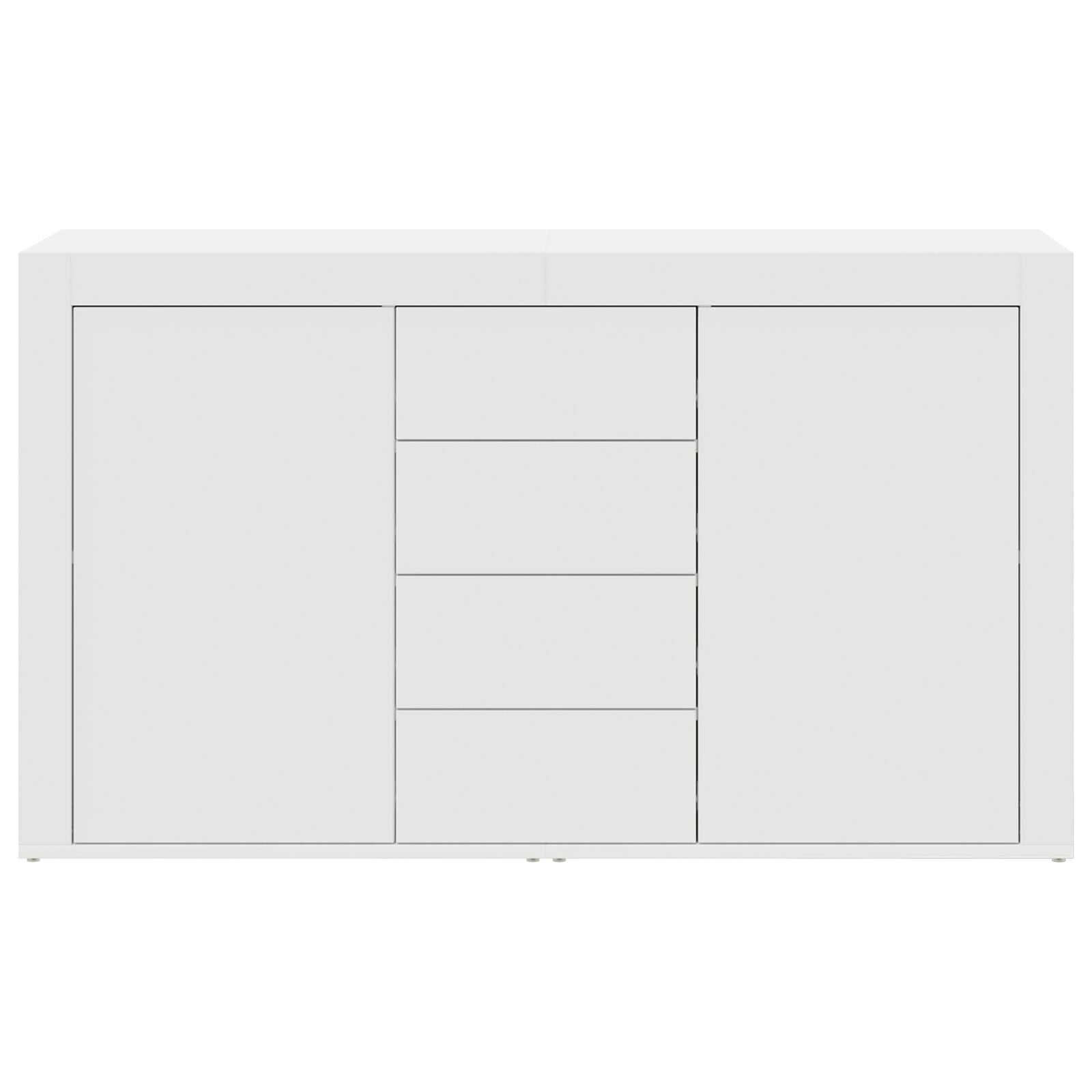 Witte Dressoir Wit Hout 120 X 36 X 69 Cm Opslag Witte Dressoir