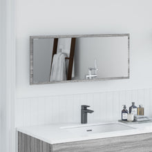 Spiegel Grijze Sonoma Bewerkt Hout 90 X 33 Cm Badkamerspiegel