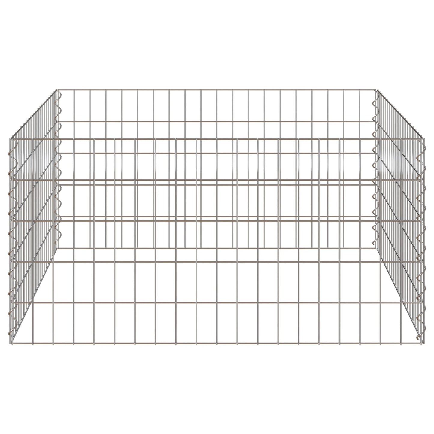 Tuincomposter Gegalvaniseerd Staal Vierkant 100 x 100 x 50 cm