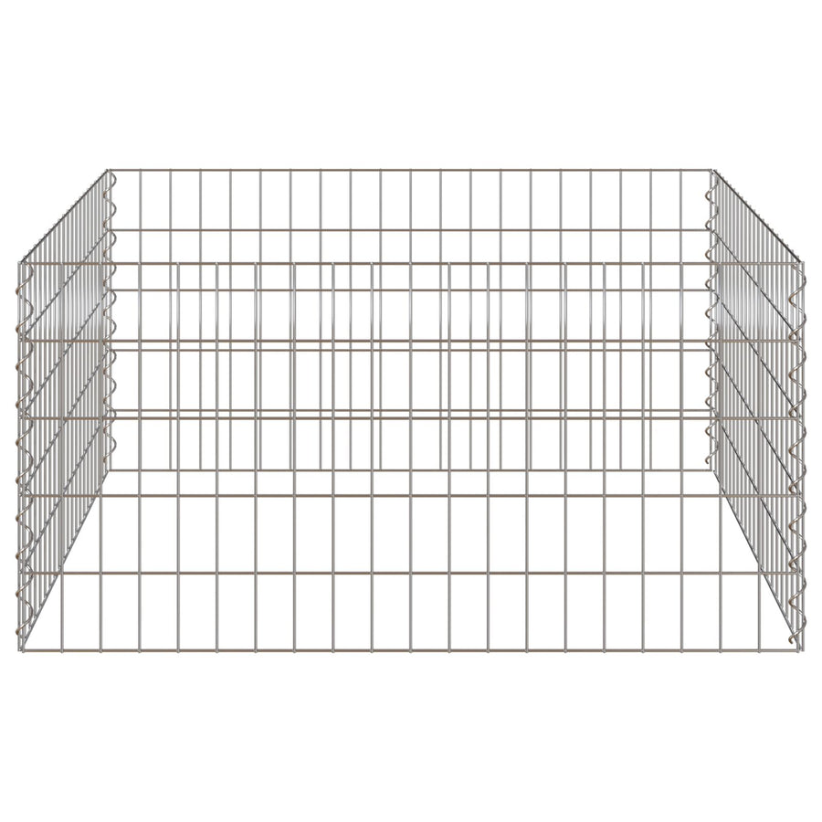 Tuincomposter Gegalvaniseerd Staal Vierkant 100 x 100 x 50 cm