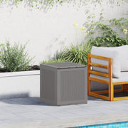 Opbergbox tuin 55x52.5x57 cm lichtgrijs