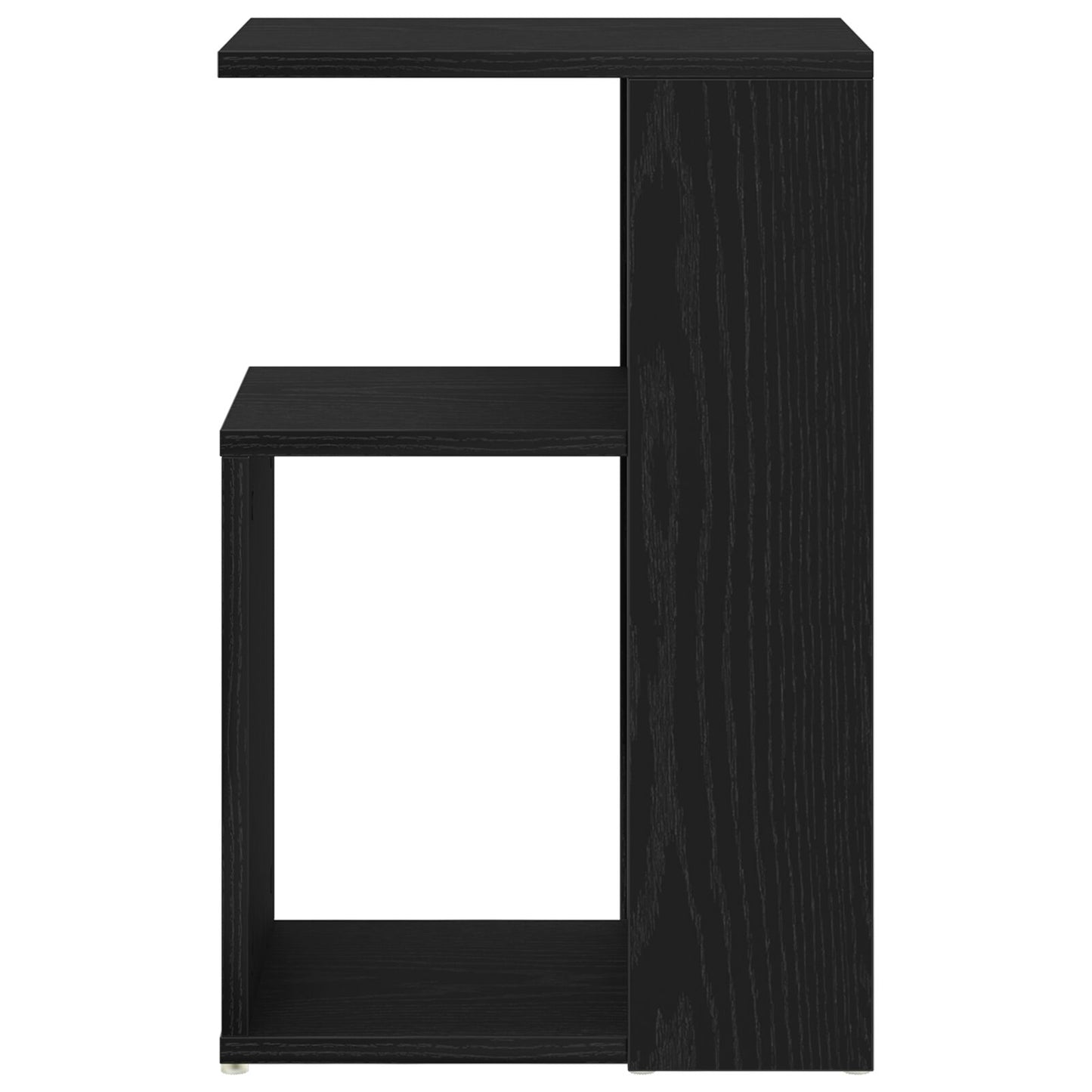Bijzettafel 36X30X56 Cm Bewerkt Hout Zwart eiken
