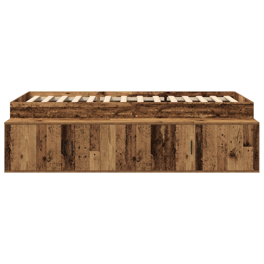 Opslag Bedframe Oude Hout 80X200 Cm