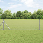 Afrasteringspaal 100 cm staal zilver
