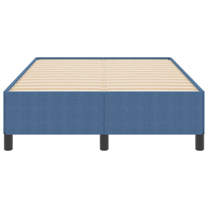 Bed Frame Corduroy Stof Blauw 120 x 200 cm