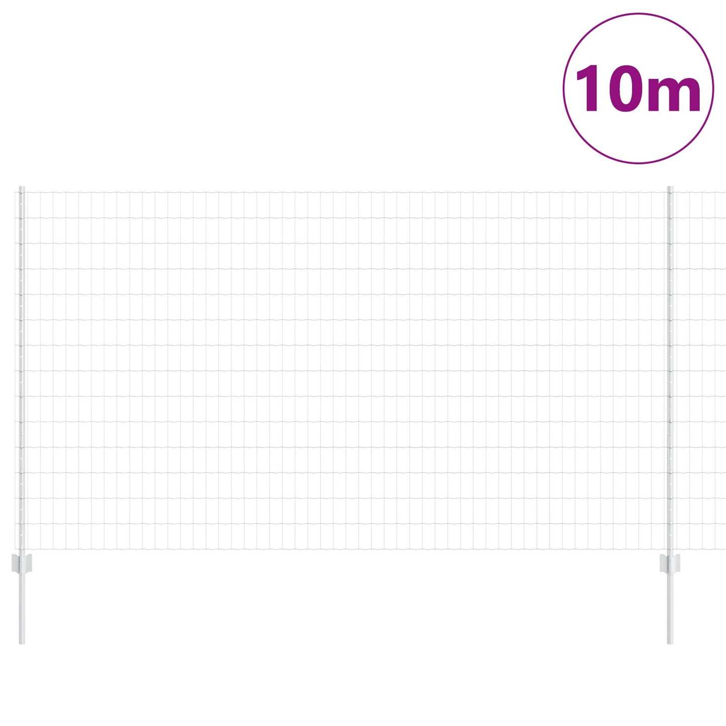 Tuinhekset Set Van 2 Verzinkt Staal 10 X 1.4 M Rol Duurzaam