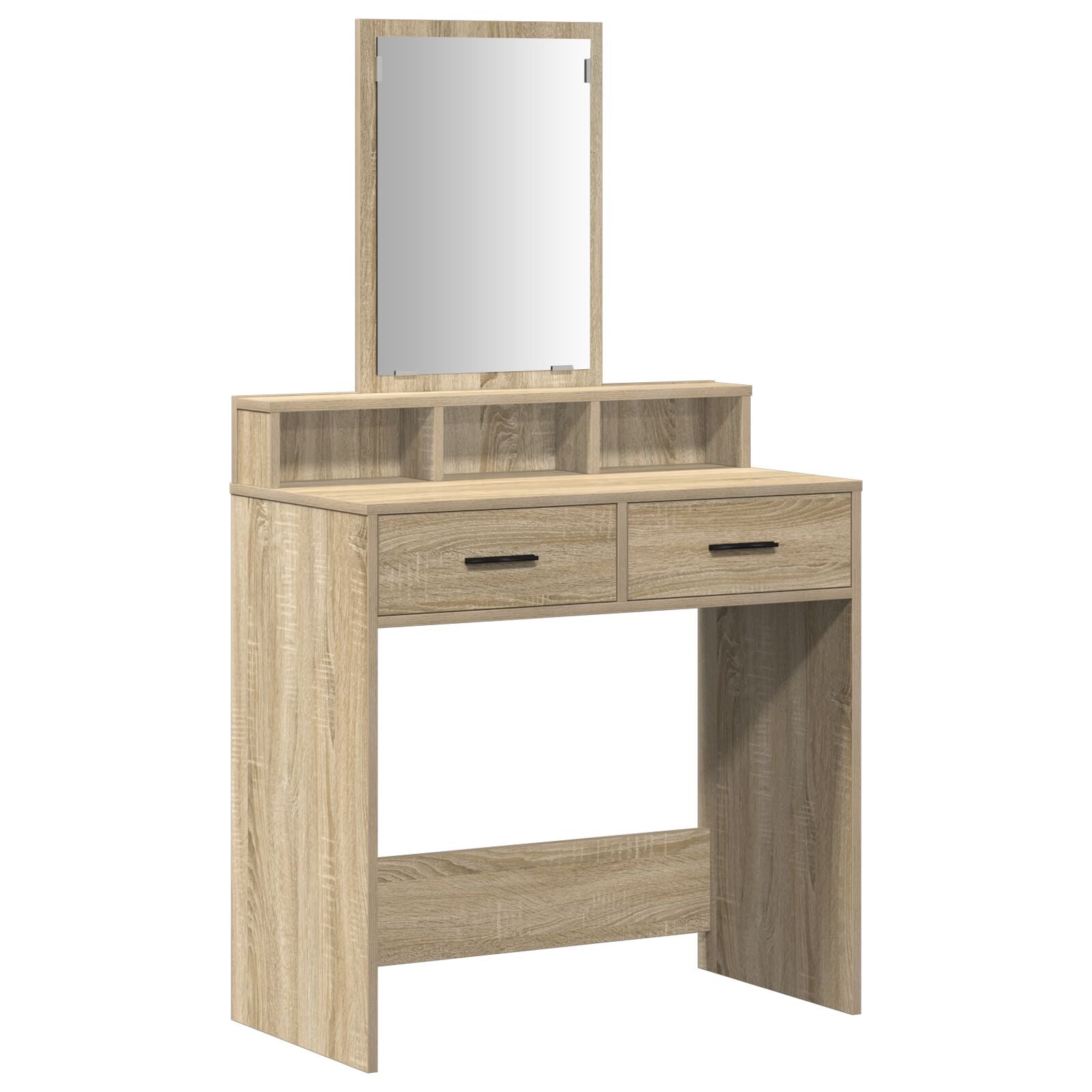 Kaptafel Met Lades In 79 x 41 x 140 cm Sonoma eiken