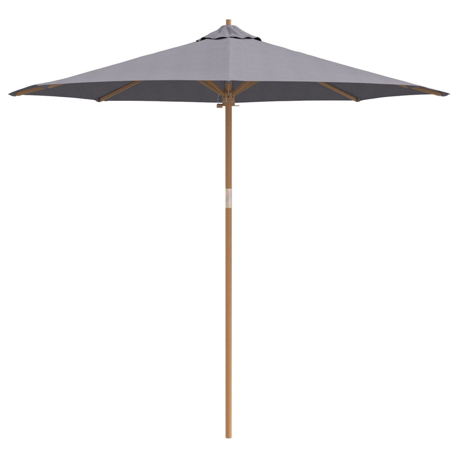 Tuinparasol 270X260 Cm Bamboe 270 x 270 x 260 cm Donkergrijs